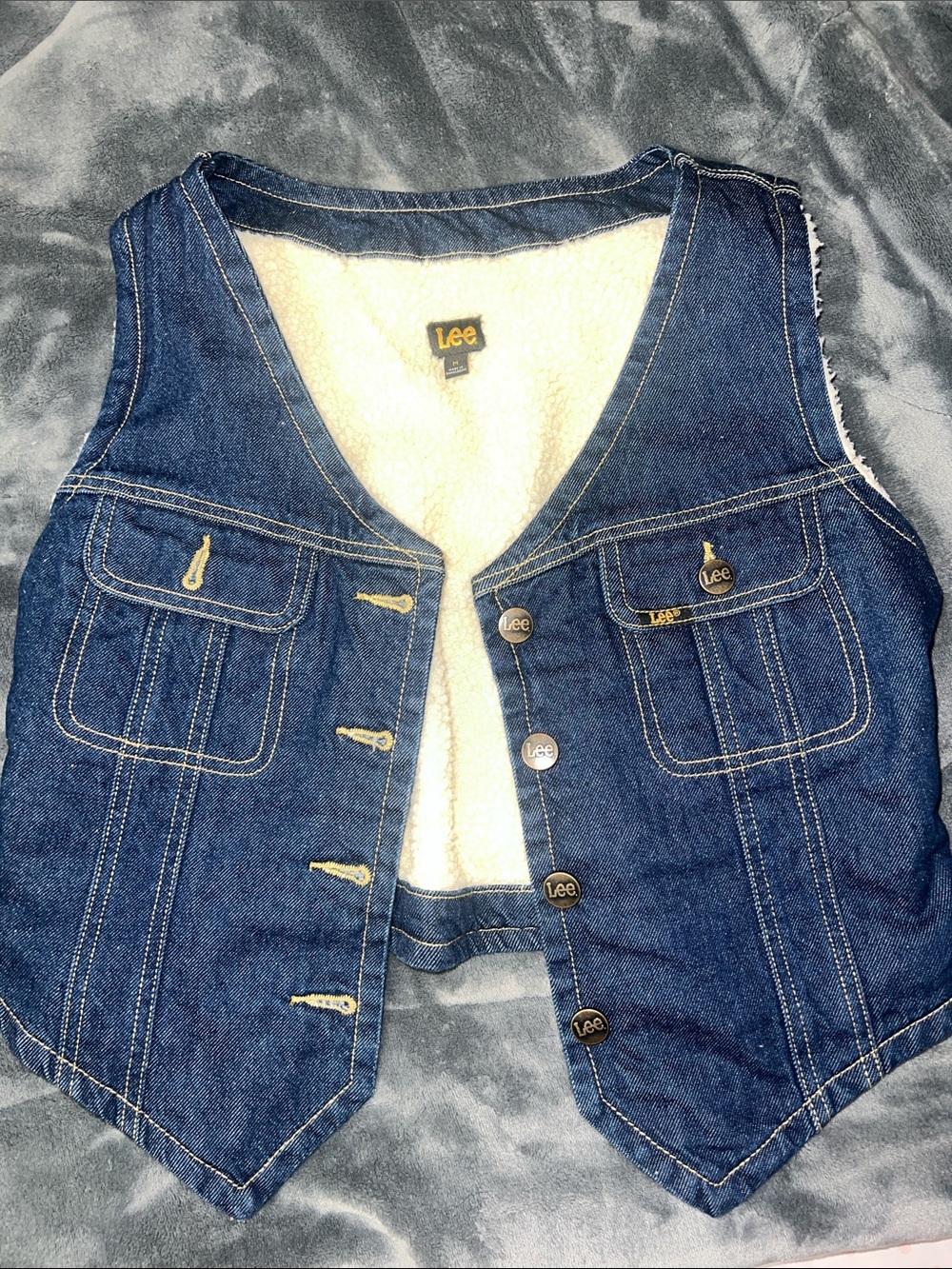 denim vest